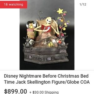 Bedtime jack snow globe